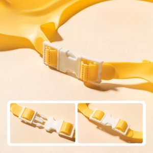 Viziera de Protectie Baie Pentru Copii, Model Coronita Leu, Galben - Img 4