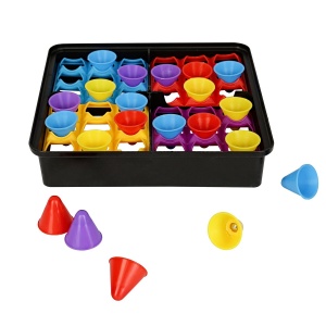 Joc Interactiv pentru Copii, 4 Hats Off, Tabla de Joc, Figurine Palarii, +3 Ani, Multicolor - Img 4