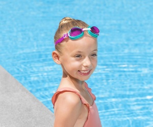 Ochelari de inot, BESTWAY 21002 Aqua Burst, culoare mov - Img 3