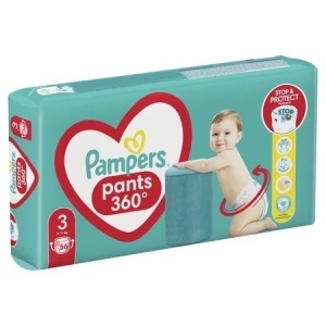 Scutece Chilotel Pampers Pants, marimea 3, 6 - 11 kg, 56 buc.