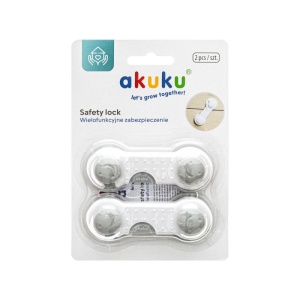 Set 2 sigurante multifunctionale Akuku Safety lock Gri - Img 2