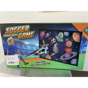 Set de Fotbal Joc Recreativ pentru Copii, Minge cu Scai, Poarta din Material Textil, 150 x 100 cm, Multicolor - Img 6