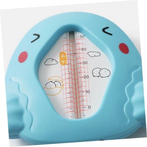 Termometru pentru Baie, Plutitor, Rezistent la apa, Multifunctional, Model Gaina, 10.5x10.5x2.5 cm, Albastru - Img 2