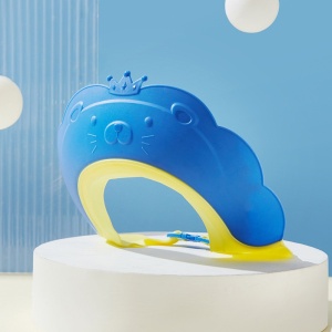 Viziera de Protectie Baie Pentru Copii, Model Coronita Leu, Albastru - Img 2