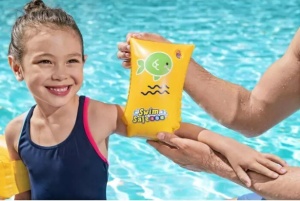 Aripioare inot Bestway Swim Safe - Wonder Splash, L/XL, 30 x 15 cm - Img 3