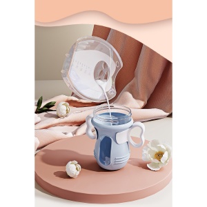 Colector de Lapte Matern, din Silicon Safety, Anti-debordare, 80 ml, Transparent - Img 6