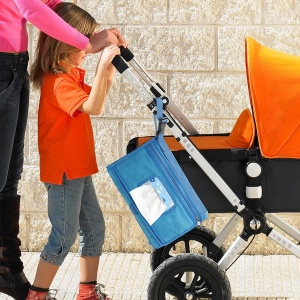 Geanta Multifunctionala – Aleza pentru Schimbat Scutece, Albastra - Img 6