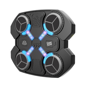 Jucarie de Boxat cu Muzica si Lumini, Manusi Incluse, 32.5x28x7.4 cm, 930 g, Negru