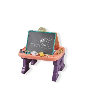 Jucarie educativa pentru copii 2 in 1, masa si tabla pentru desenat - Img 2