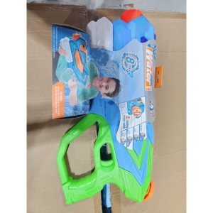 Pistol cu Apa pentru Copii, Rezervor 900ml, Raza de Actiune 8m, 6ani+, 4 Duze, Verde - Img 3
