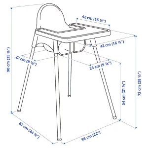 Scaun de masa telescopic pentru bebelusi si copii, cu Suport picioare si Centura de siguranta, reglabil pe inaltime, Varsta 6-32 luni, Roz - Img 2