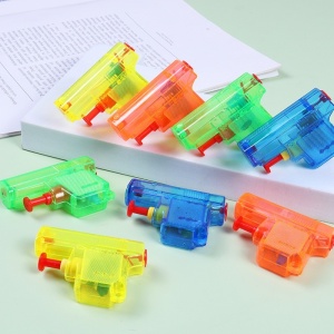 Set 4 Mini Pistoale cu Apa, Jucarii de Vara, pentru Copii, 4 Culori Transparente Random - Img 4