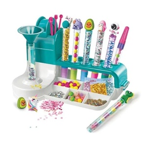 Set de Creatie, Stiloul Magic, +6 Ani, peste 50 de Accesorii, Laborator de Creatie Pixuri, 34 x 31 x 8 cm, Multicolor - Img 4