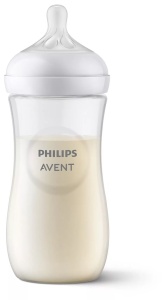 Biberon Philips Avent Natural Response, tetina cu debit rapid, 6 luni+, 330 ml - Img 2
