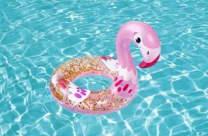 Colac gonflabil Bestway, Flamingo, Dimensiune 61 x 61 cm, 3-6 ani - Img 3
