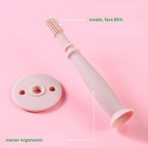 Periuta de Dinti din Silicon pentru Bebelusi, fara BPA, 360 Grade - Img 3