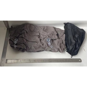 Perna Gonflabila Multifunctionala, pentru Picioare, Cap, 3 Straturi, Inaltime Reglabila, 17.8 x 25.4 x 42.9 cm, Gri Inchis - Img 2