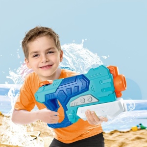 Pistol cu Apa pentru Copii, Rezervor, Pentru Piscina/Plaja, 6ani+, Albastru, 500ML - Img 2