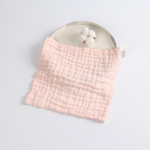Prosop Absorbant, din Bumbac, 6 Straturi, 30 x 30 cm, Roz - Img 6