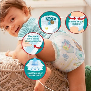 Scutece Pampers chilotei, nr. 5, 12-17 kg, 42 bucati - Img 5