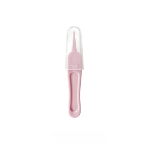 Set Aspirator Nazal pentru Copii, Manual, Anti-Reflux, cu Pompita, Usor de Curatat, Varf din Silicon, 11.2x4cm, Roz - Img 4