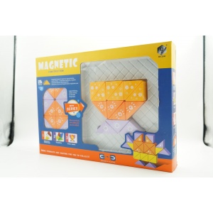 Set inteligent de constructie cu piese magnetice, 26 piese, pentru copii, +3 ani, multicolor - Img 2