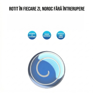 Sfera Fidget Spinner Metalic, Corp Aliaj Zinc, Rulment Inox, Jucarie Antistres pentru Focus si Relaxare, Diametru 40 mm, Gadget pentru Birou, Scoala, Cadou pentru Copii si Adulti, Albastru - Img 3