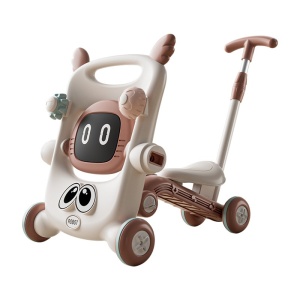 Antemergator pentru Copii 8 in 1, Multifunctional, 9-12 Luni, Maro