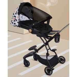 Carucior Sport Flippy 3in1, 6-36 Luni, Reversibil, Pliabil, Negru Model Pisicute - Img 4