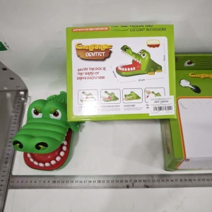 Jucarie interactiva Crocodil Dentist, Joc de Grup/Familie, 13 Dinti, Extra Big 21 x 14.5 x 11 cm, Verde - Img 4