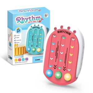 Jucarie Interactiva, Tip Jocuri Ritmice, +3 Ani, din ABS, 8 Niveluri de Joc, 9.5 x 2.5 x 13.6 cm, Rosu - Img 2