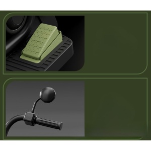 Motocicleta Electrica cu Acumulator, Bluetooth, Sistem Anti-Rasturnare, Sistem de Lumini si Sunet, 1-8 Ani, 93 x 48 x 63 cm, Verde - Img 5