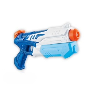 Pistol cu Apa pentru Copii, Rezervor 300ml, Maner de Transport, Pentru Piscina/Plaja, Lungime 31.5 cm, Jucarie Distractiva, 3ani+, Albastru/Alb - Img 3