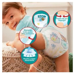 Scutece Chilotel Pampers Pants, marimea 3, 6 - 11 kg, 56 buc. - Img 2