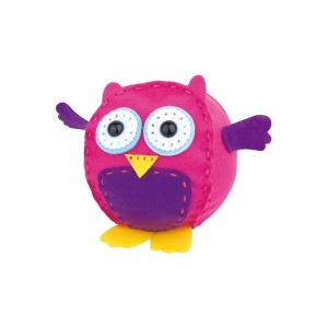 Set 3 Piese Creatie Perna pentru Copii Model Bufnita/Vulpe/Iepure, Dream Kids - Img 3