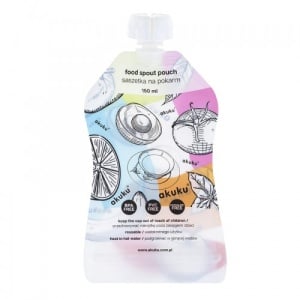 Set 5 pungi reutilizabile Akuku pentru alimente 150 ml - Img 3