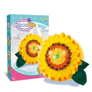 Set Creatie Perna pentru Copii Model Floarea Soarelui, Dream Kids - Img 3