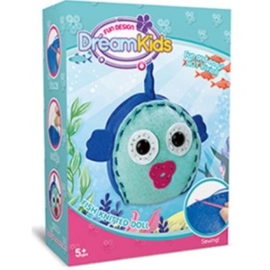 Set Creatie Perna pentru Copii Model Peste, Dream Kids - Img 3