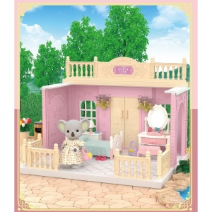 Set dormitor pentru papusi cu mobilier si figurina - Img 5