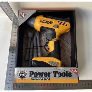 Set Jucarie pentru Copii Bormasina, cu Accesorii Incluse, 4 Capete de Schimb, Portocaliu - Img 3
