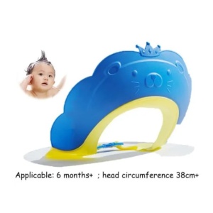 Viziera de Protectie Baie Pentru Copii, Model Coronita Leu, Albastru - Img 3