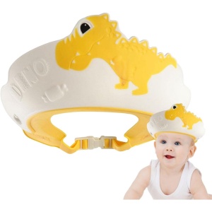 Viziera de Protectie Baie Pentru Copii, Model Dinozaur, Galben - Img 6