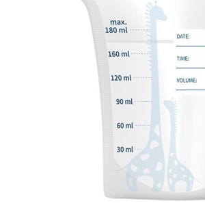 Babyono, pungi pentru stocarea laptelui matern, 180 ml, 30 buc. - Img 3