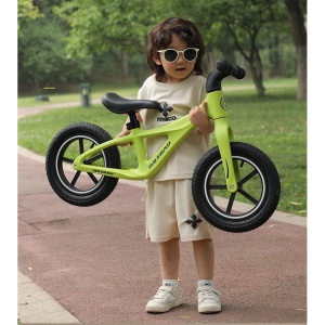 Bicicleta pentru Copii, Fara Pedale, Pentru 2-6 Ani, Sa Reglabila 43 - 58 cm, 88 x 56 x 43 cm, Verde - Img 6