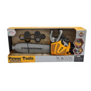 Jucarie Fierastrau Electric pentru Copii, cu Sunete si Lumini, Joc de Rol Interactiv, +3 Ani, 43 x 10 x 18.5 cm, Portocaliu - Img 5
