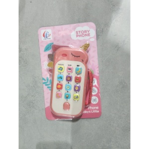 Jucarie Interactiva, Telefon Inteligent, Model Unicorn, Functii Educative, Muzicale si Voce, 4-6 ani, 19 x 11.5 cm, din Plastic, Roz - Img 3