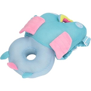 Perna tip Rucsac pentru Protectia Capului, Tetiera tip Unicorn, pentru Bebelusi, Albastru - Img 2