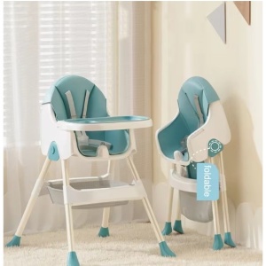 Scaun de Masa Pliabil 3in1, Reglabil, Multifunctional, Albastru - Img 6