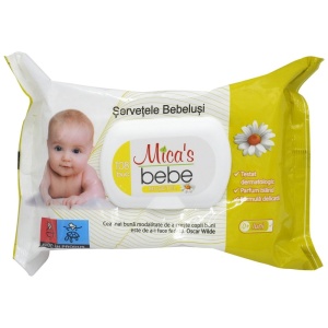 Servetele Umede, Mica's Bebe, pentru Bebelusi, cu Capac, 108 buc, Musetel