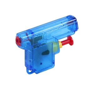 Set 4 Mini Pistoale cu Apa, Jucarii de Vara, pentru Copii, 4 Culori Transparente Random - Img 5